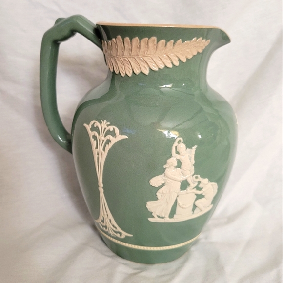 Antique Wardle Pitcher | Angels | Late 1800s